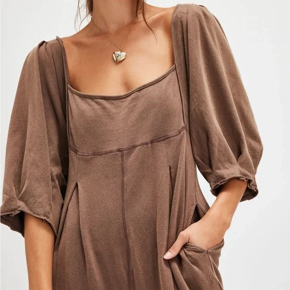 Free People Brown Jumpsuit - Picture 3 of 8